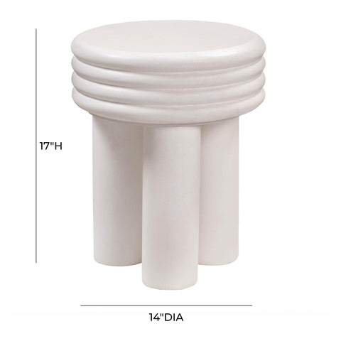 Colette Devereux Concrete Indoor/Outdoor Round Side Table - image 6
