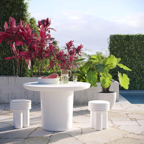Colette Devereux Concrete Indoor/Outdoor Round Side Table - image 3