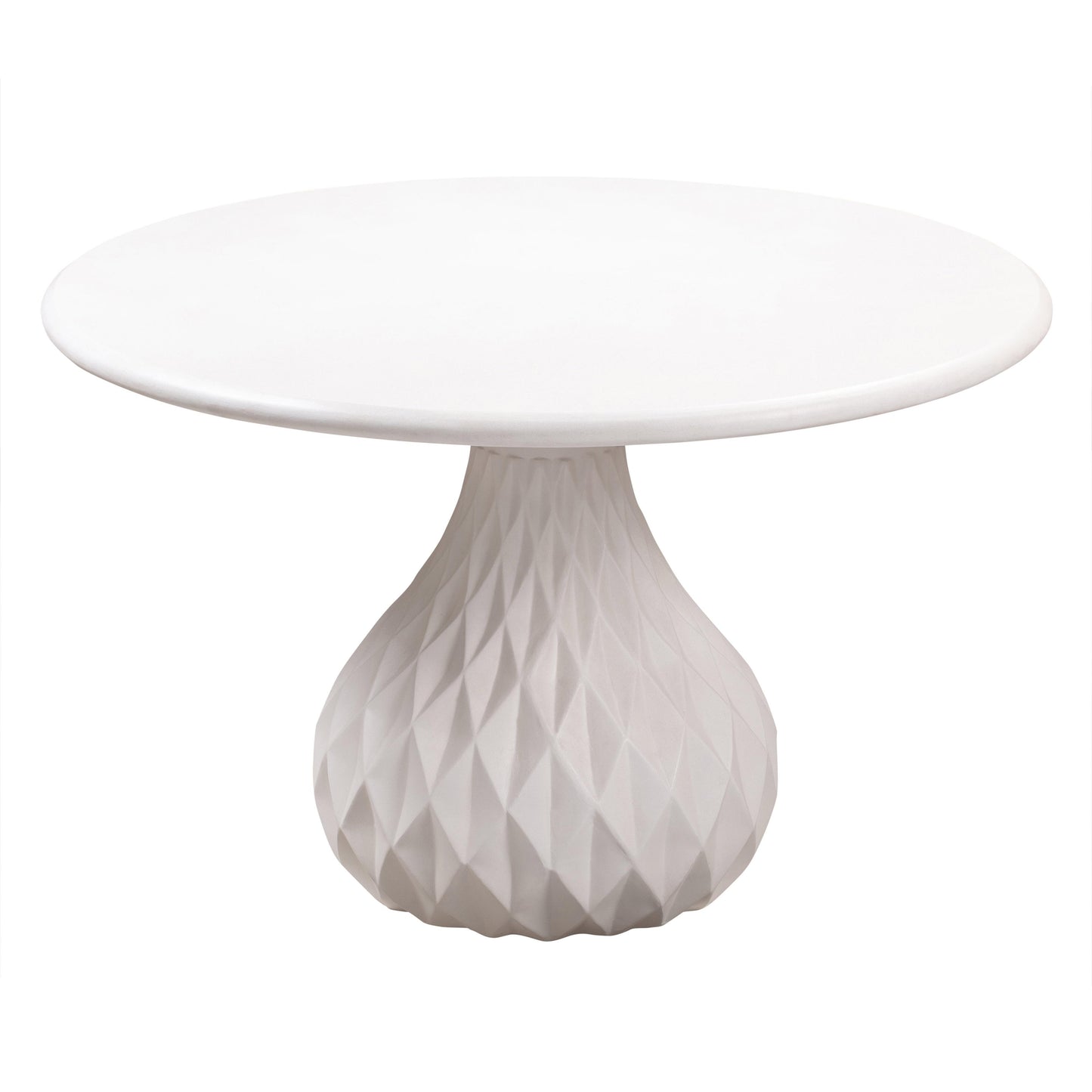 dawson ivory concrete dining table