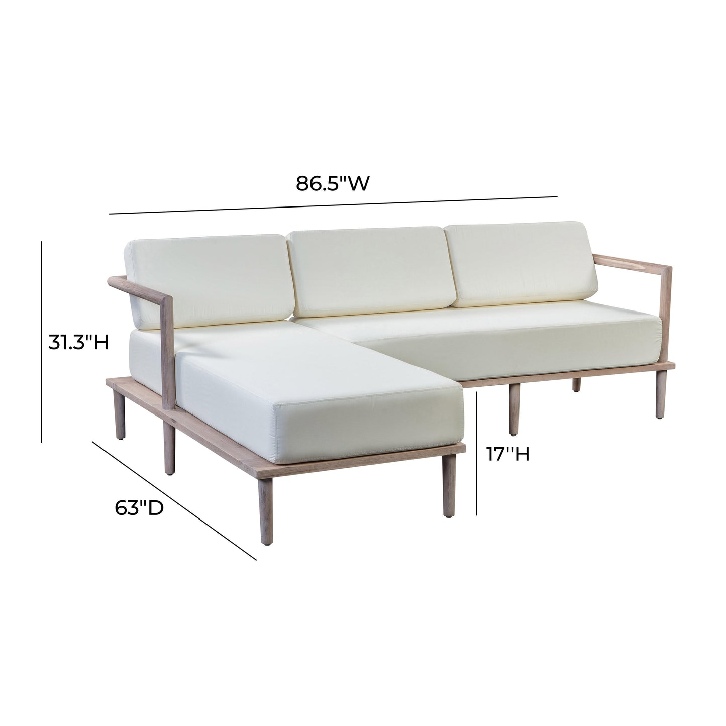 madra cream outdoor sectional - laf