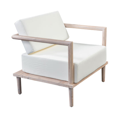 Madra Cream Outdoor Lounge Chair