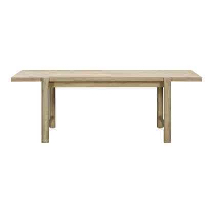 Dakota Light Teak Outdoor Rectangular Dining Table