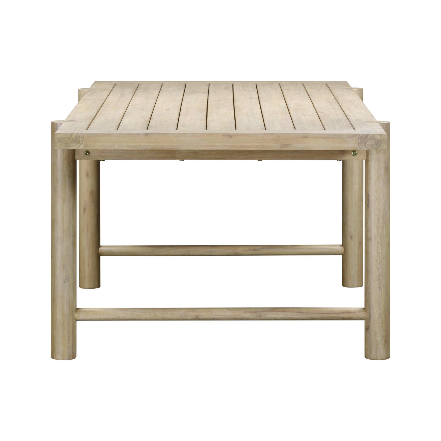 dakota light teak outdoor rectangular dining table