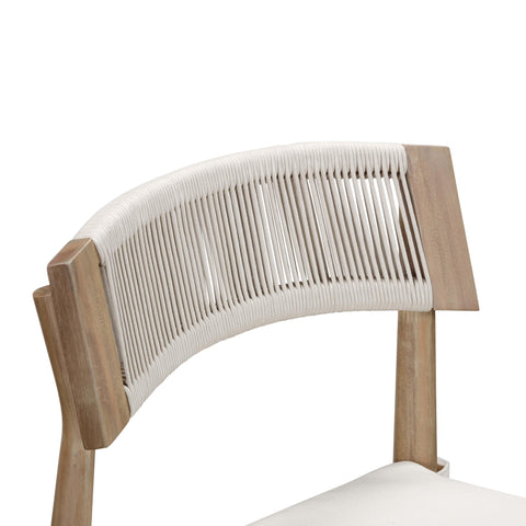 Amelie Laurent Cream Outdoor Dining Chair - Set of 2 - image 4