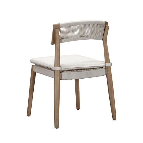 Amelie Laurent Cream Outdoor Dining Chair - Set of 2 - image 5