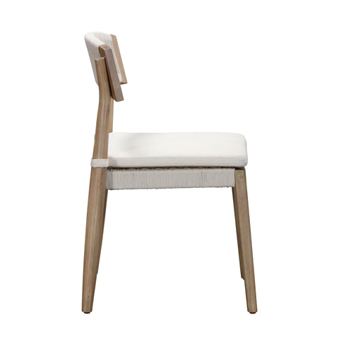 Amelie Laurent Cream Outdoor Dining Chair - Set of 2 - image 6