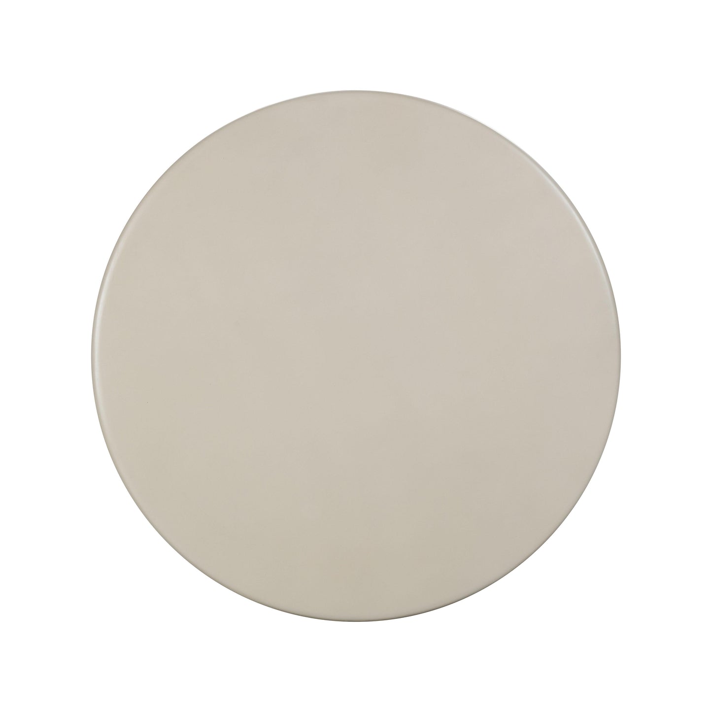 leslie beige textured faux plaster concrete indoor / outdoor round dining table