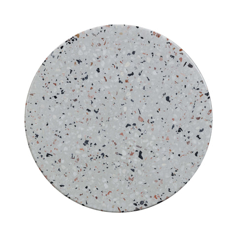 Gianna Faux Terrazzo Indoor / Outdoor Round Side Table
