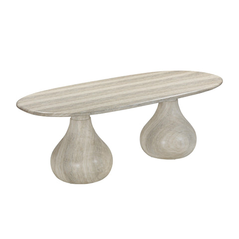 Giselle StClair 87" Concrete Indoor/Outdoor Dining Table - image 1