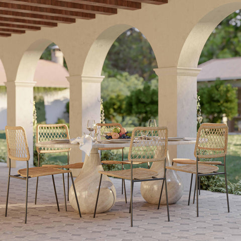 Giselle StClair 87" Concrete Indoor/Outdoor Dining Table - image 2