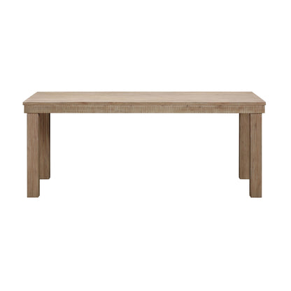 Esther Natural 75 Inch Rectangular Outdoor Dining Table