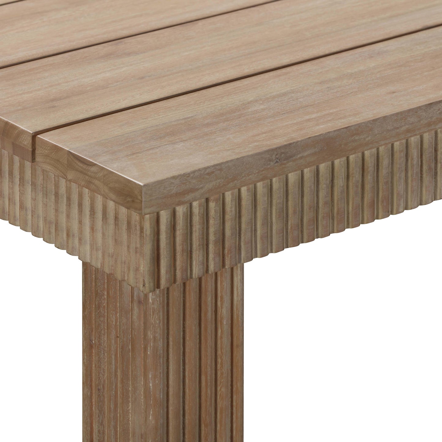 esther natural 75 inch rectangular outdoor dining table