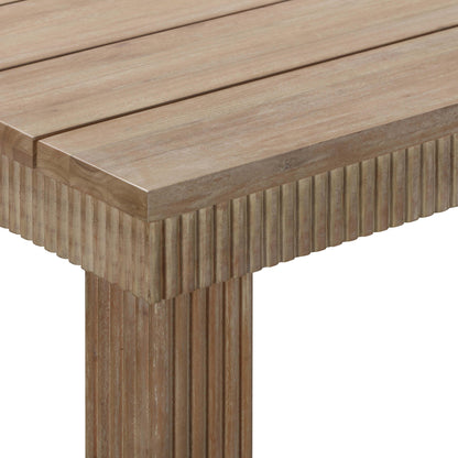 Esther Natural 75 Inch Rectangular Outdoor Dining Table
