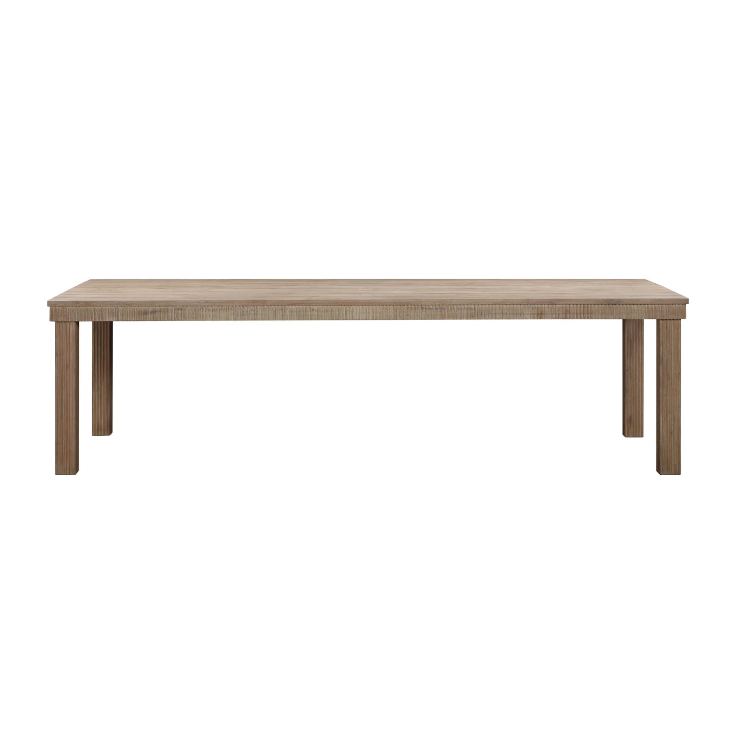 esther natural 108 inch rectangular outdoor dining table