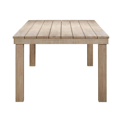 Esther Natural 108 Inch Rectangular Outdoor Dining Table