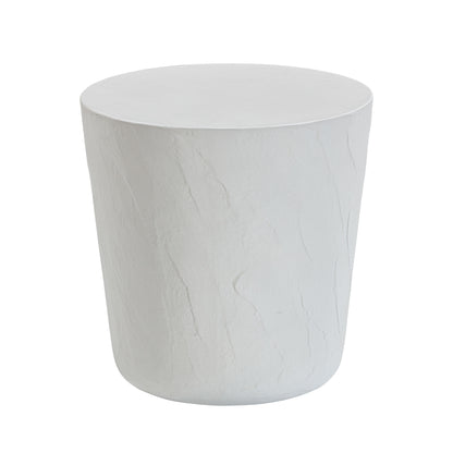 Serenity Light Grey Faux Plaster Indoor / Outdoor Concrete Stool