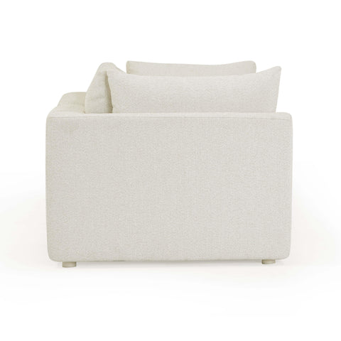 Camille Loire 81" Cream Performance Fabric Outdoor Modular Loveseat - image 4