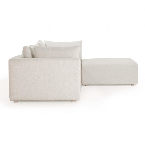 Camille Loire 4-Piece Cream Performance Fabric Outdoor Modular Sectional - image 6