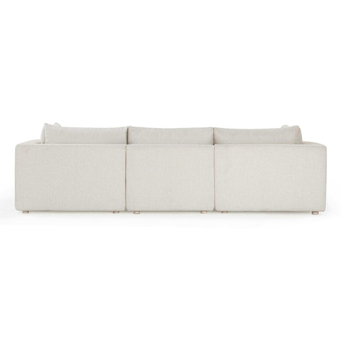 Camille Loire 4-Piece Cream Performance Fabric Outdoor Modular Sectional - image 8