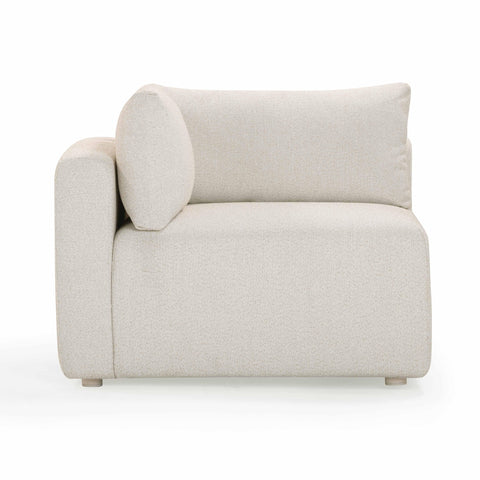 Camille Loire Cream Performance Fabric Outdoor Modular Corner Chair - image 3