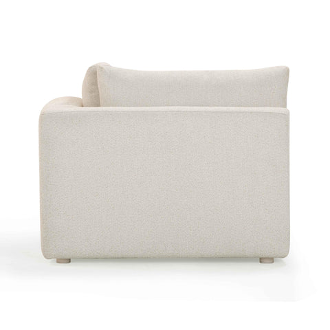 Camille Loire Cream Performance Fabric Outdoor Modular Corner Chair - image 5