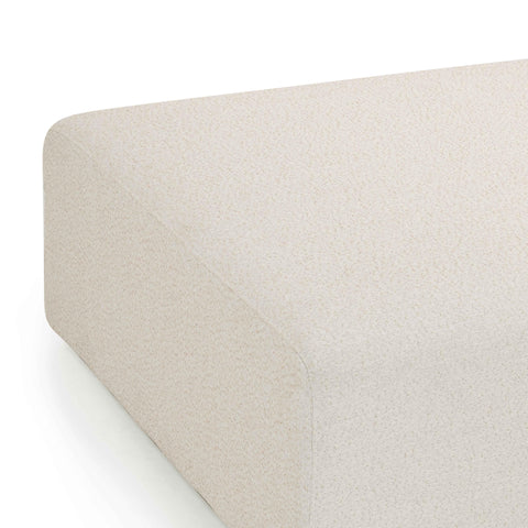 Camille Loire Cream Performance Fabric Outdoor Ottoman - image 5
