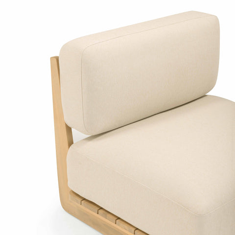 Isabelle Savoy Cream Performance Fabric Outdoor Lounge Chair - image 5