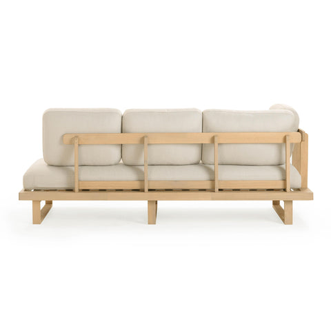 Sabine Fontaine 2-Piece Cream Performance Fabric Outdoor L-Shaped Sectional - image 5