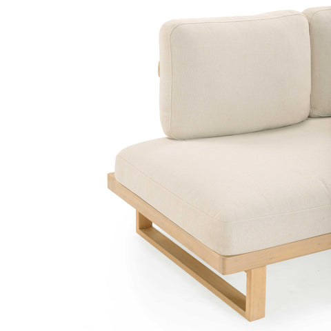 Sabine Fontaine 2-Piece Cream Performance Fabric Outdoor L-Shaped Sectional - image 7