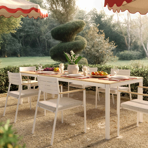 Arielle Sorrento Cream Performance Fabric Outdoor Dining Chair - Set of 2 - image 2