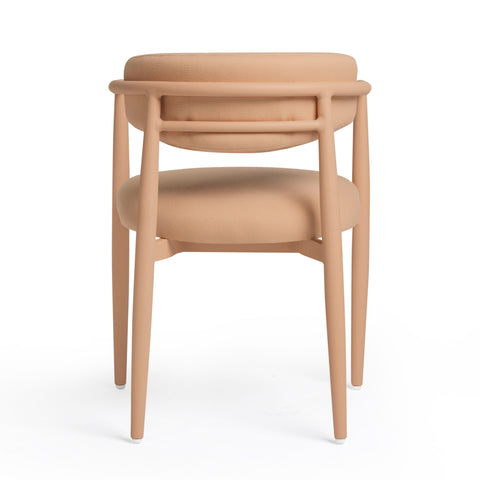 Estelle Bellamy Textured Contract-Grade Fabric Outdoor Dining Arm Chair - image 5