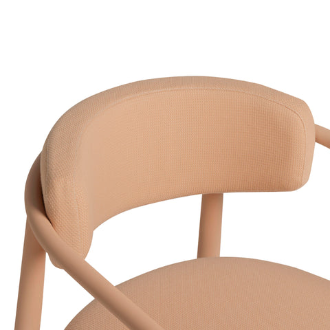 Estelle Bellamy Textured Contract-Grade Fabric Outdoor Dining Arm Chair - image 6