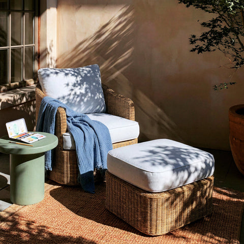 Beatrice Beaumont Boucle Outdoor Accent Chair - image 2