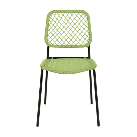 Julieta Green Dyed Cord Outdoor Dining Chair