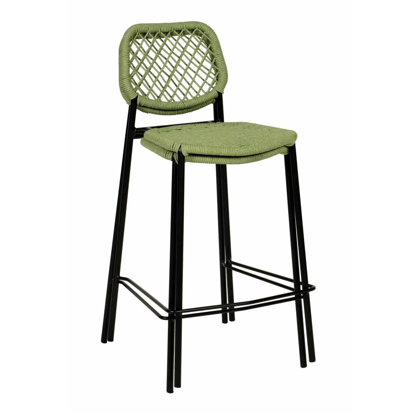 julieta green dyed cord outdoor counter stool