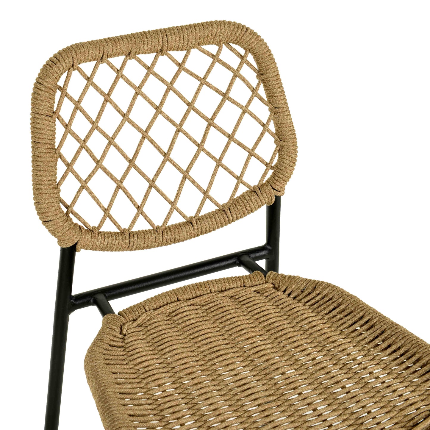 julieta natural dyed cord outdoor counter stool