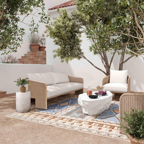Arena Cream Outdoor Armchair