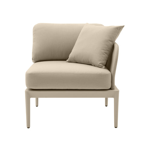 Pratt Taupe Modular Outdoor RAF Corner Seat