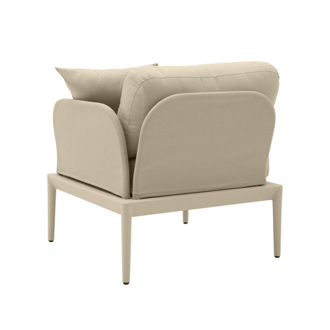 Pratt Taupe Modular Outdoor RAF Corner Seat