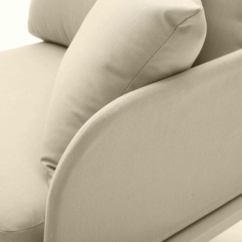 Pratt Taupe Modular Outdoor RAF Corner Seat