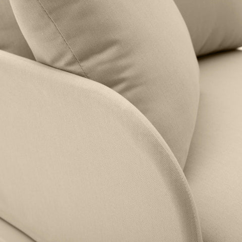 Pratt Taupe Modular Outdoor LAF Corner Seat
