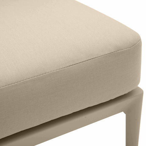 Pratt Taupe Modular Outdoor Armless Chair
