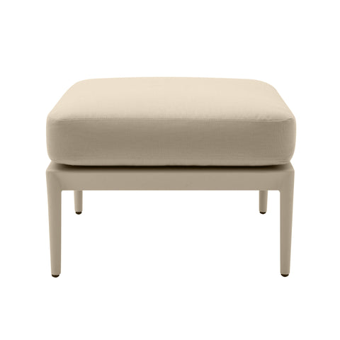 Pratt Taupe Outdoor Ottoman