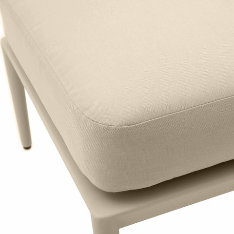 Pratt Taupe Outdoor Ottoman