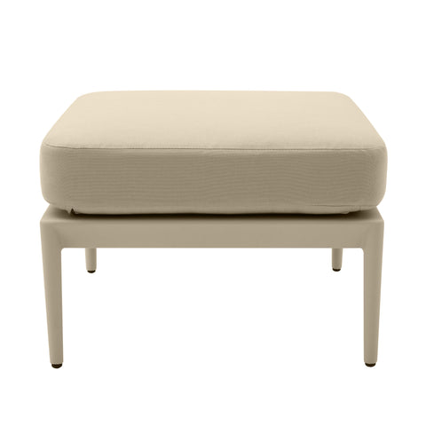 Pratt Taupe Outdoor Ottoman