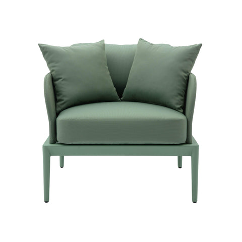 Pratt Moss Green Outdoor Armchair