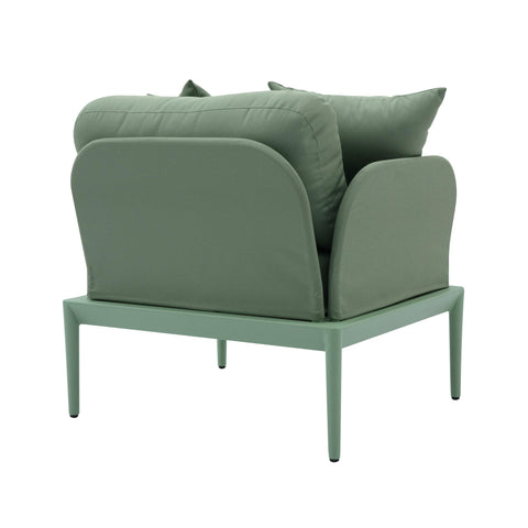 Pratt Moss Green Outdoor Armchair