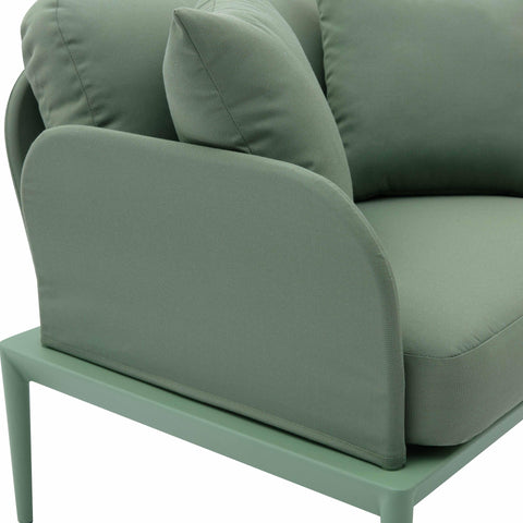 Pratt Moss Green Outdoor Armchair
