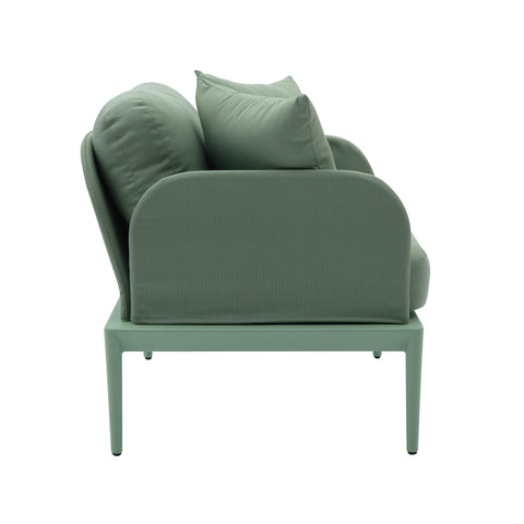 Pratt Moss Green Outdoor Armchair