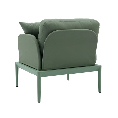 Pratt Moss Green Modular Outdoor RAF Corner Seat
